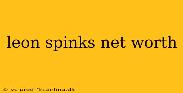 leon spinks net worth