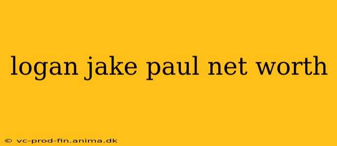 logan jake paul net worth