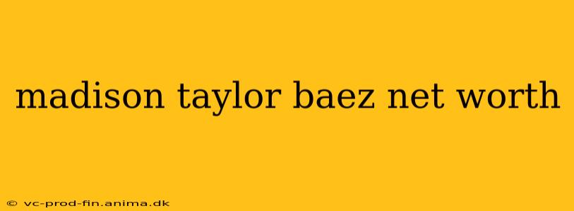 madison taylor baez net worth
