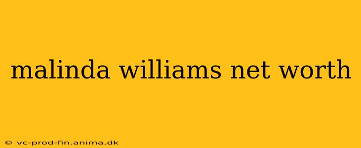 malinda williams net worth