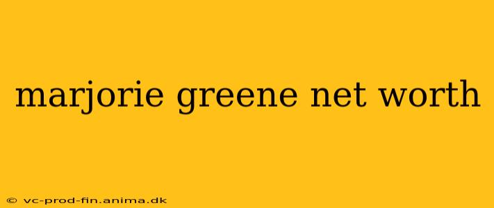marjorie greene net worth