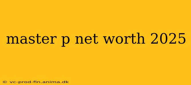 master p net worth 2025