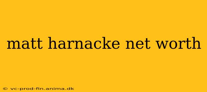 matt harnacke net worth