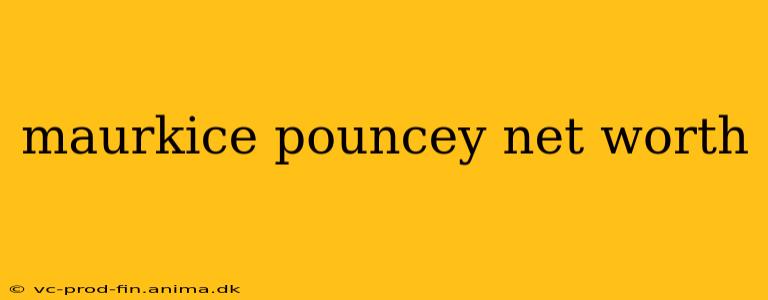 maurkice pouncey net worth