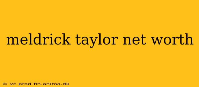 meldrick taylor net worth