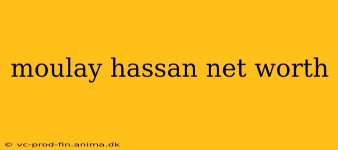 moulay hassan net worth