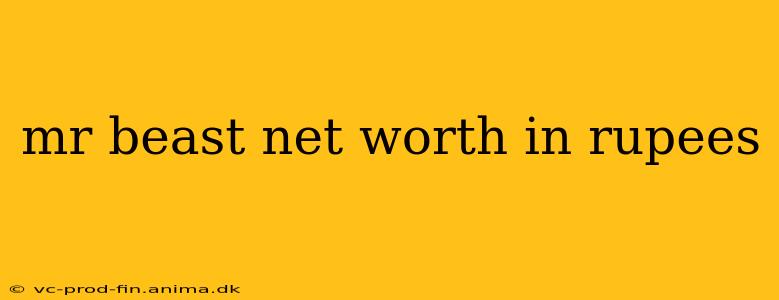 mr beast net worth in rupees