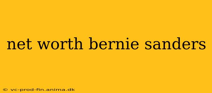 net worth bernie sanders