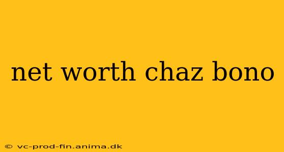 net worth chaz bono
