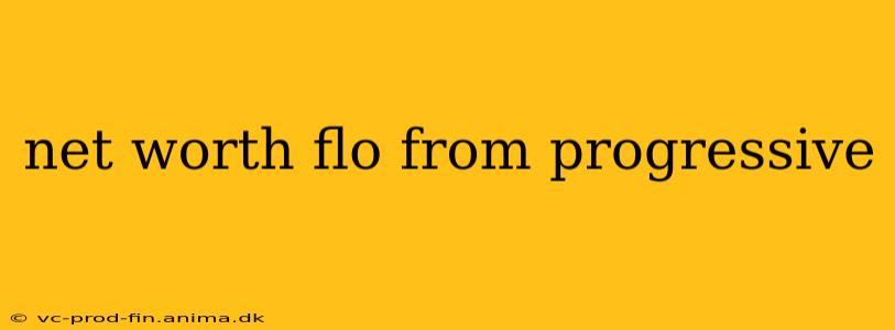 net worth flo from progressive
