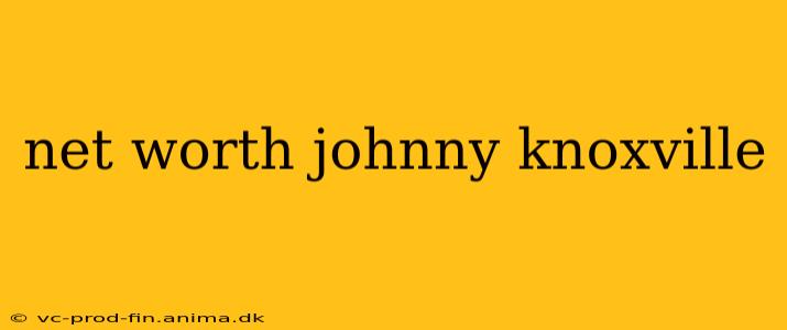 net worth johnny knoxville