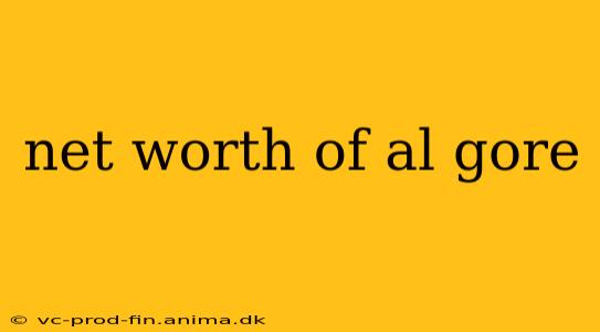 net worth of al gore
