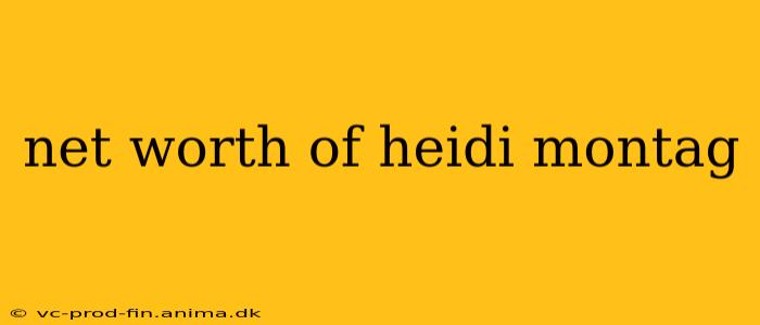 net worth of heidi montag