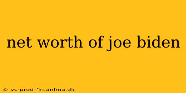 net worth of joe biden