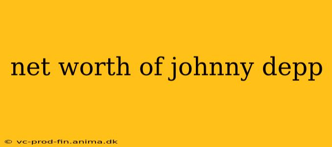 net worth of johnny depp