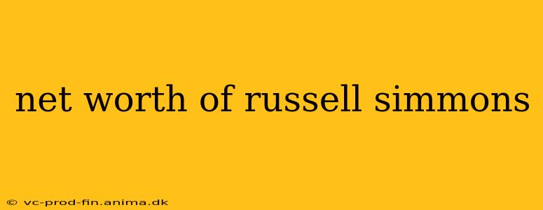 net worth of russell simmons