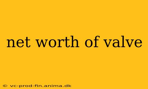 net worth of valve