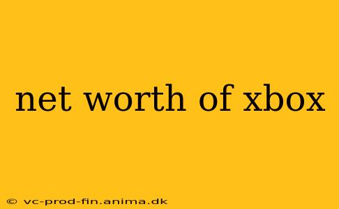 net worth of xbox