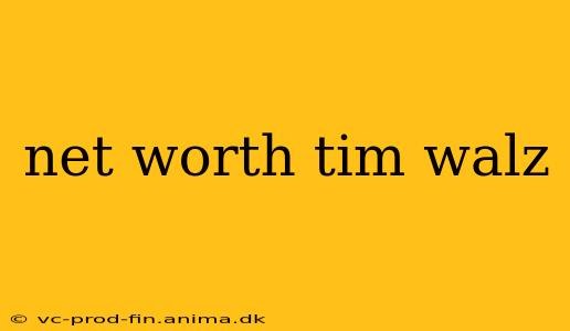 net worth tim walz