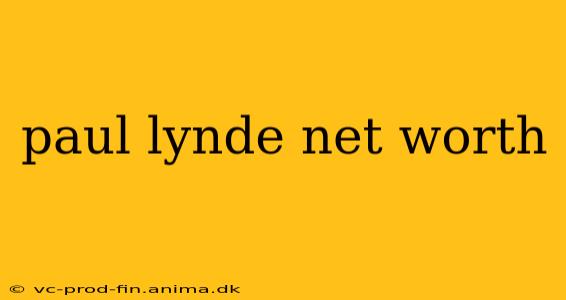 paul lynde net worth