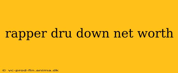 rapper dru down net worth
