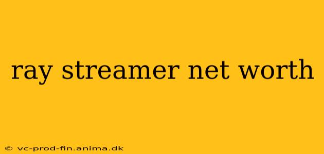 ray streamer net worth