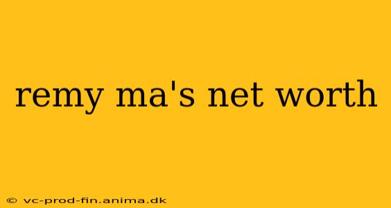 remy ma's net worth