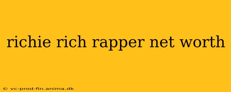 richie rich rapper net worth