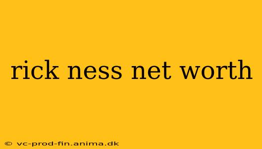 rick ness net worth