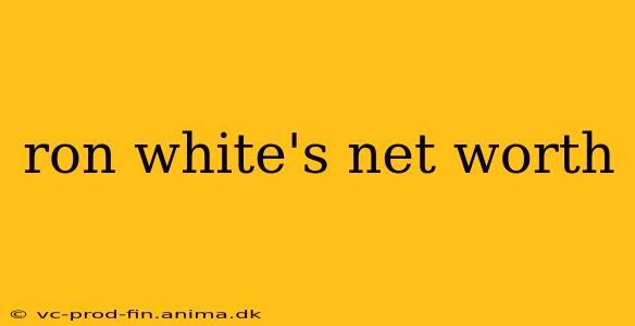 ron white's net worth