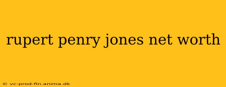 rupert penry jones net worth