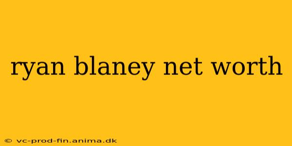 ryan blaney net worth