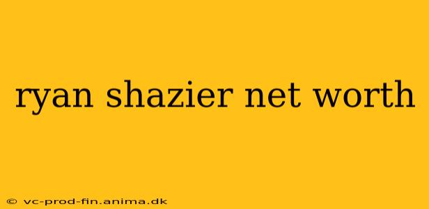ryan shazier net worth