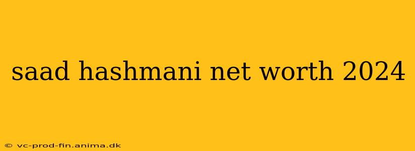 saad hashmani net worth 2024