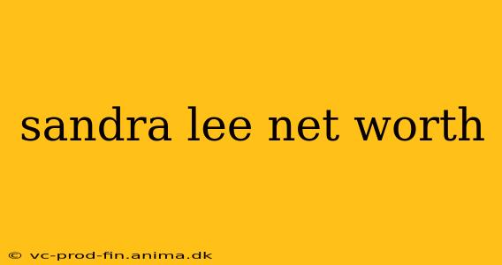 sandra lee net worth