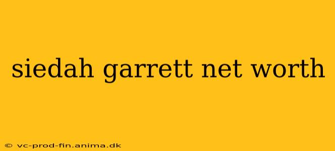 siedah garrett net worth