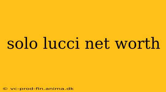 solo lucci net worth