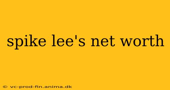 spike lee's net worth