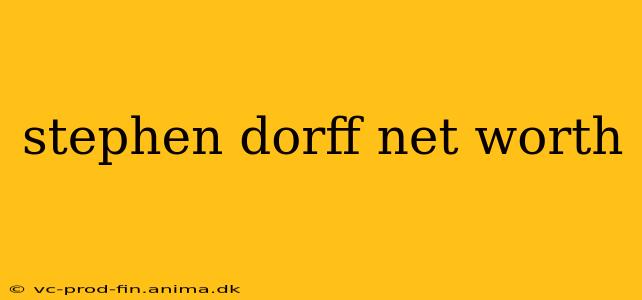 stephen dorff net worth