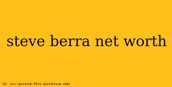 steve berra net worth