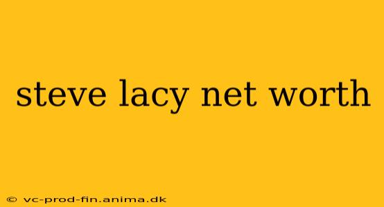 steve lacy net worth