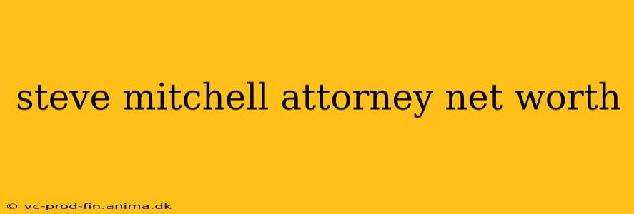 steve mitchell attorney net worth