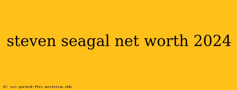 steven seagal net worth 2024