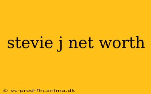 stevie j net worth