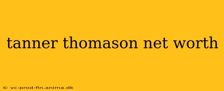 tanner thomason net worth