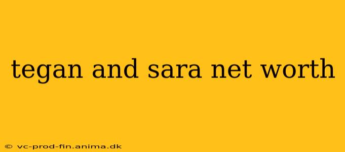 tegan and sara net worth
