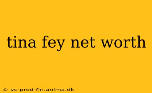 tina fey net worth