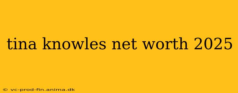 tina knowles net worth 2025