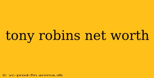 tony robins net worth