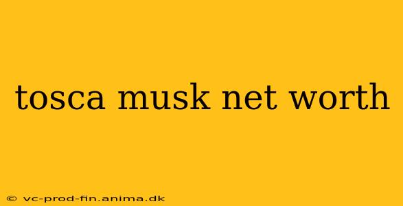 tosca musk net worth